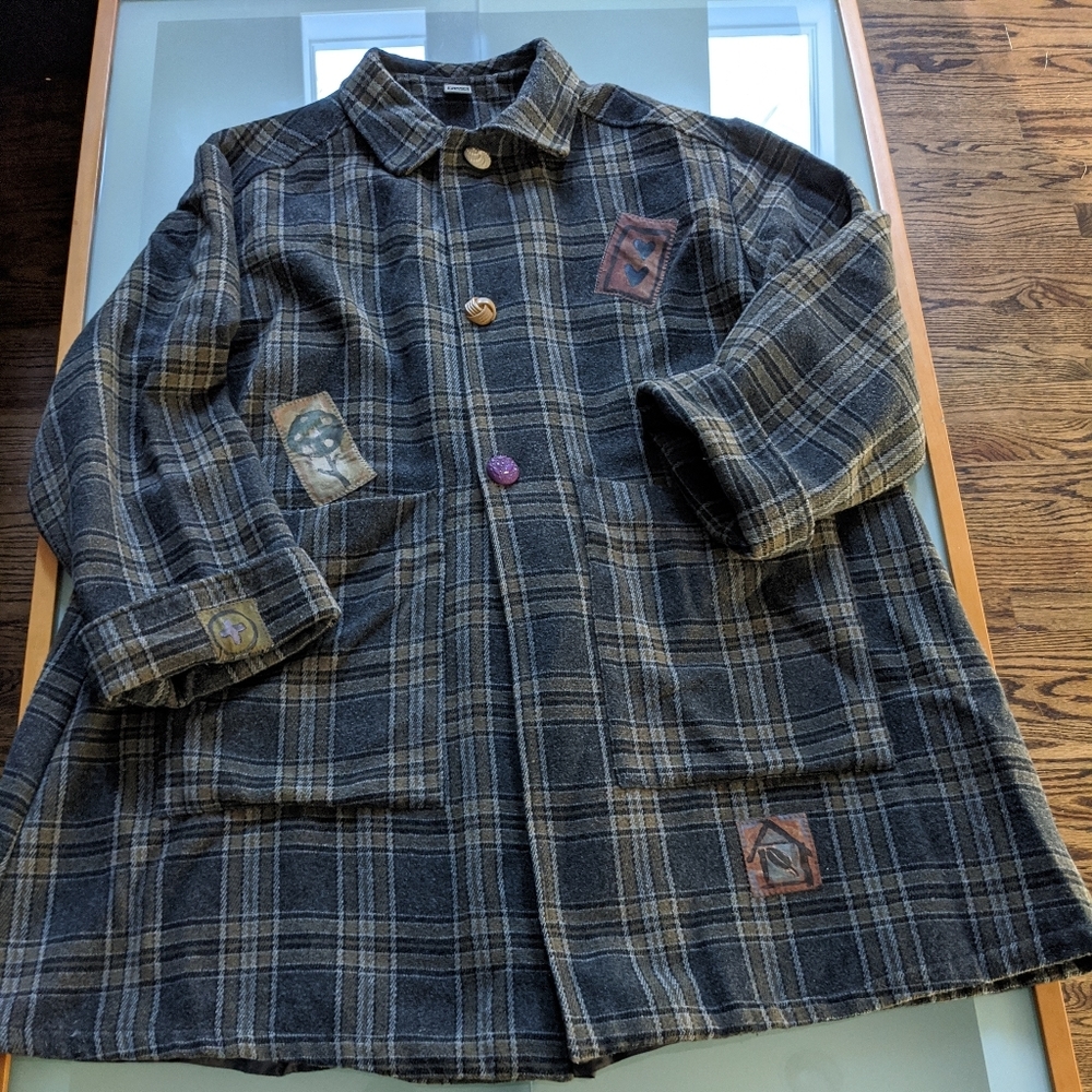 Blue Fish Vintage Wool Plaid Jacket